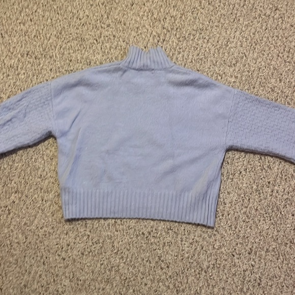 Periwinkle Blue Turtleneck Sweater - Picture 2 of 2